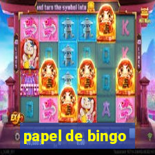 papel de bingo